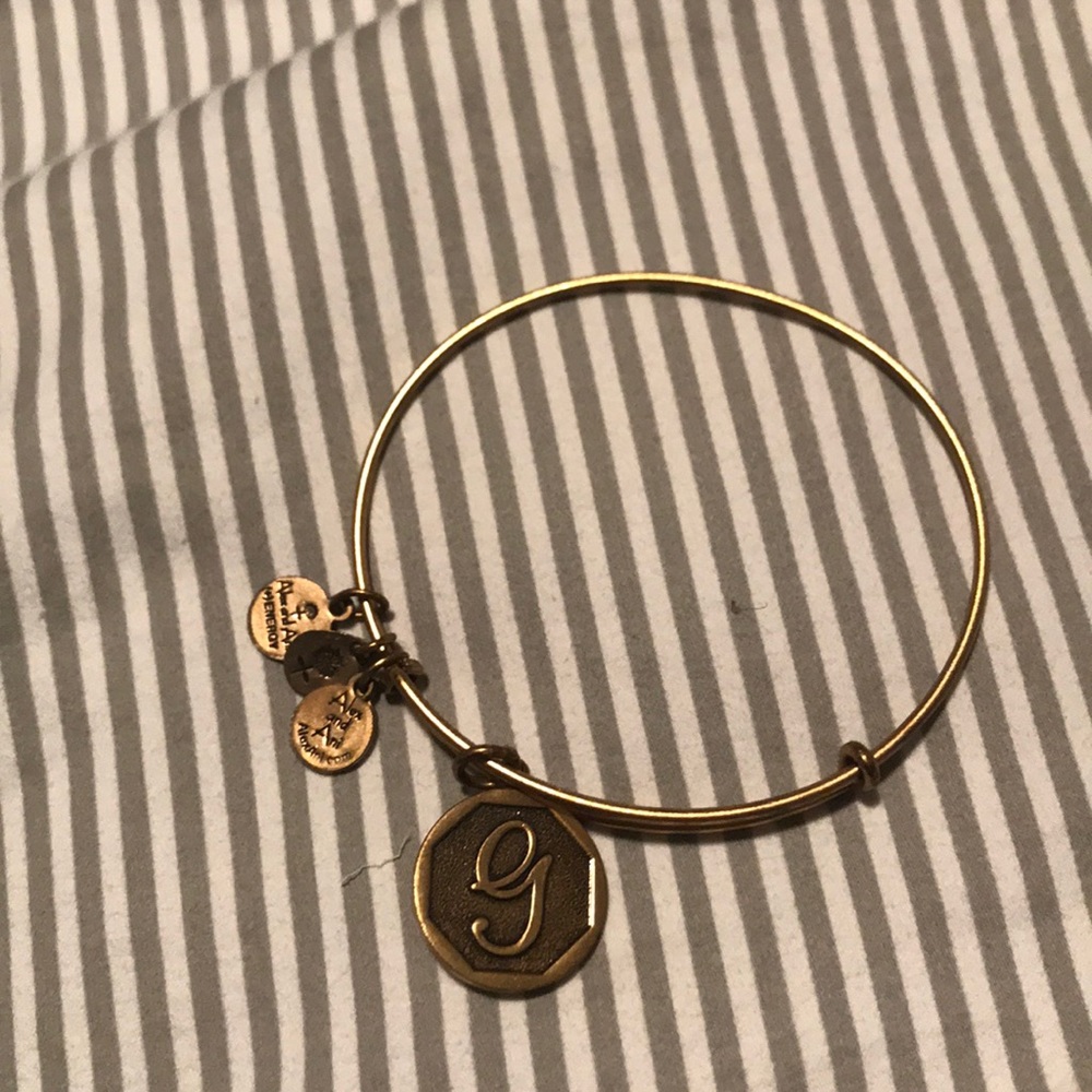 Alex and Ani G Letter Bracelet